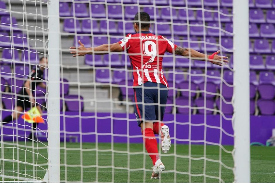 Suárez puso el 1-2, a favor del Atlético de Madrid. (Foto: AFP)