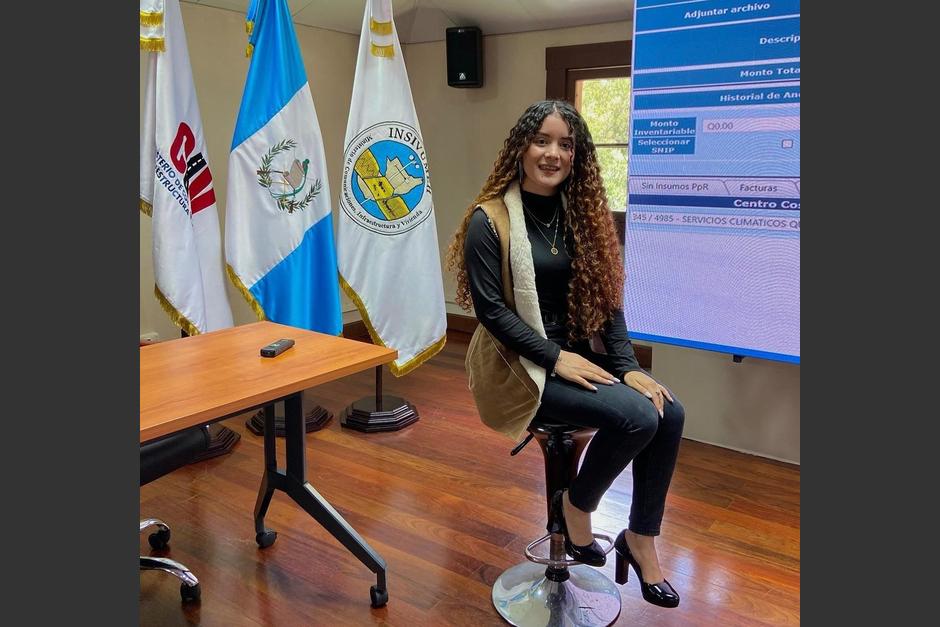 La bachiller Astrid Amanda Montes de León ostentaba un alto cargo administrativo en el Insivumeh. (Foto: Twitter)