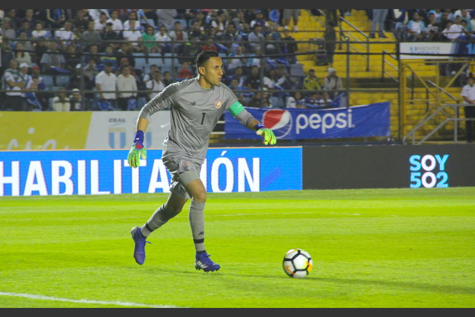 El guardameta del PSG fue convocado por Costa Rica para el juego ante Honduras. (Foto: Fredy Hernández/Soy502)