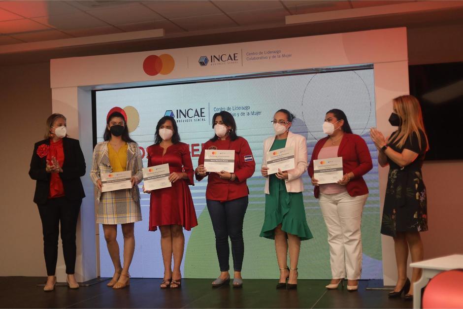 Ganadoras de Nicaragua, Honduras y Costa Rica se llevan premios en efectivo para impulsar sus proyectos de aceleración. (Fotografías cortesía: Mastercard)