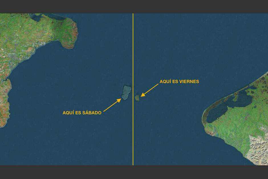 En el Polo Norte se encuentran dos islas con días distintos. (Foto: Twitter)