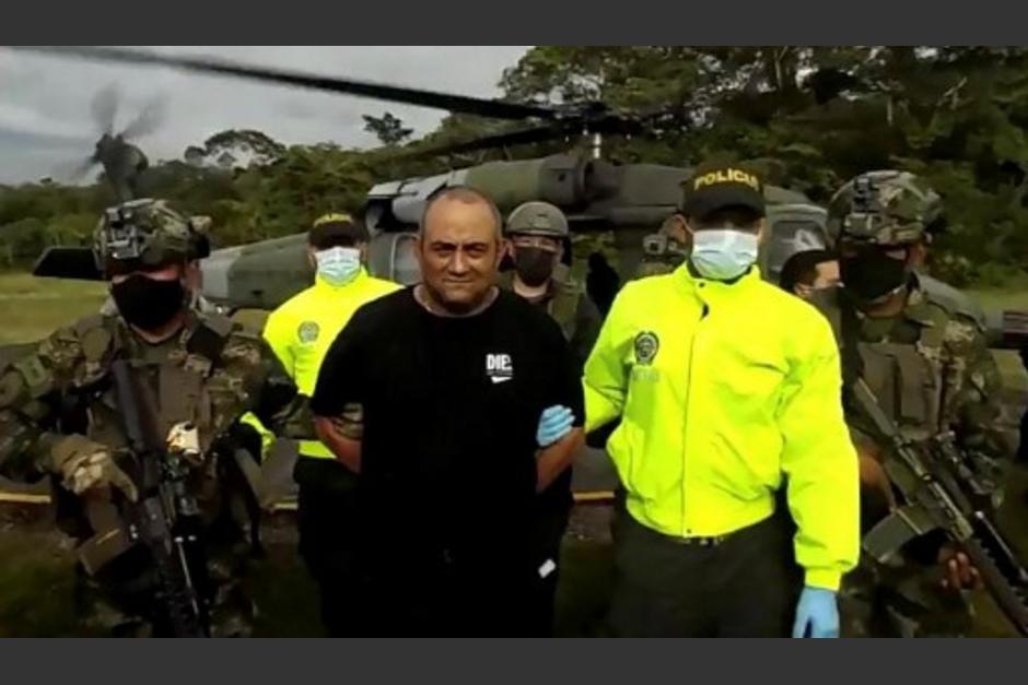 Dairo Antonio Úsuga, conocido como "Otoniel", fue detenido y es considerado el narco más buscado de Colombia. (Foto: AFP)