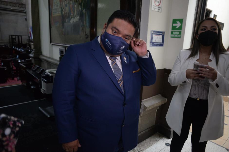 El presidente del Congreso fue denunciado en el MP por la manera en que condujo la sesión plenaria del 6 de septiembre. (Foto: Wilder López/Soy502)&nbsp;