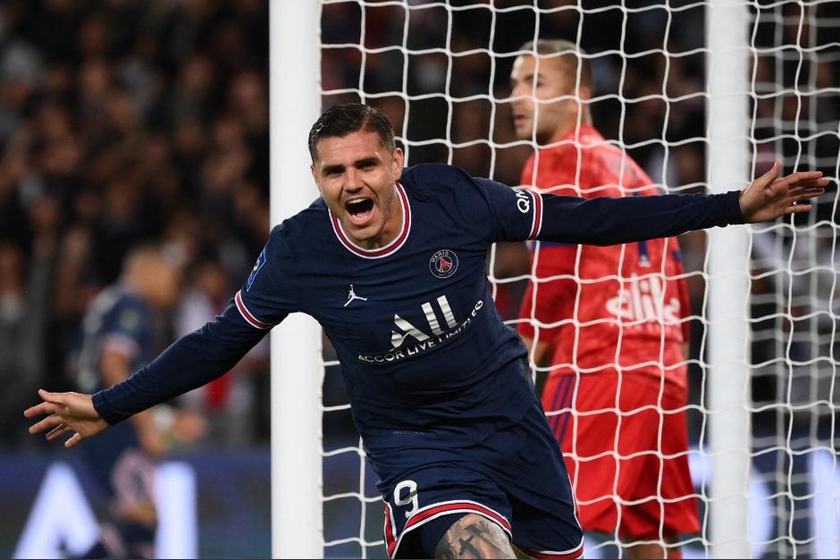 Mauro Icardi anotó el gol del triunfo del PSG. (Foto: AFP)&nbsp;