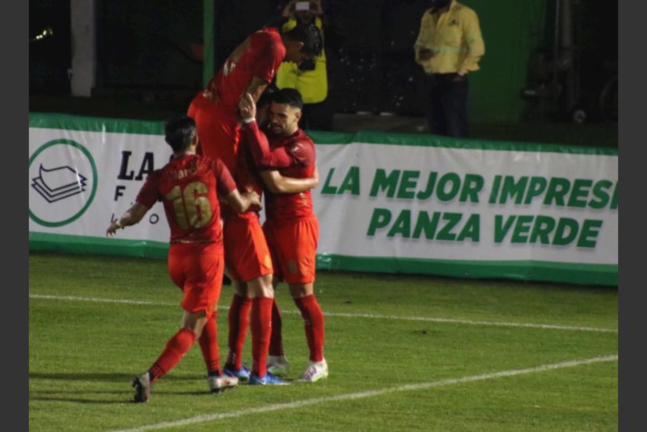 Municipal goleó a la Antigua Guatemala 3 goles a 0 en su visita al Estadio Pensativo. (Foto: Oficial)&nbsp;