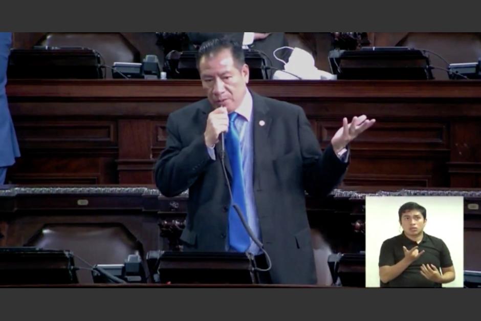 El diputado Diego González de Vamos pide que la iniciativa 6076 "se vaya a la basura" (Foto: Captura de Pantalla)