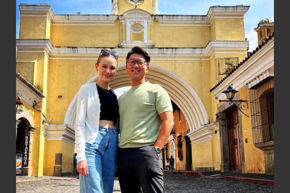 El famoso youtuber "Coreano Vlogs" visitó Guatemala junto a su esposa. (Foto: Instagram)