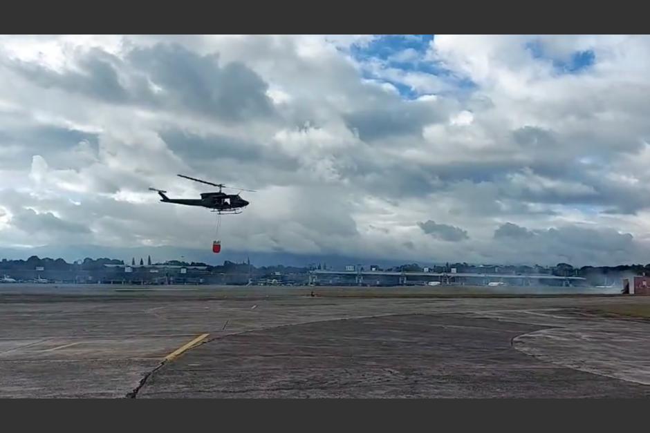 El Ejército de Guatemala realiza un show aéreo en la Fuerza Aérea. (Foto: Ejército de Guatemala)&nbsp;