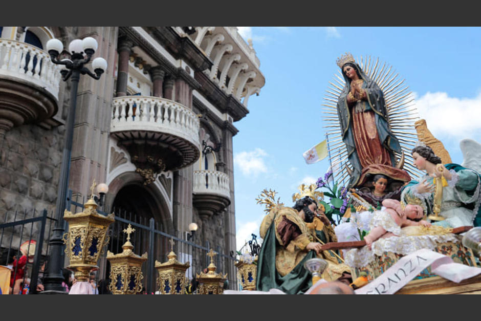 El lunes 12 de diciembre se realizará la procesión&nbsp;por el día de la Virgen de Guadalupe. (Foto: Municipalidad de Guatemala)