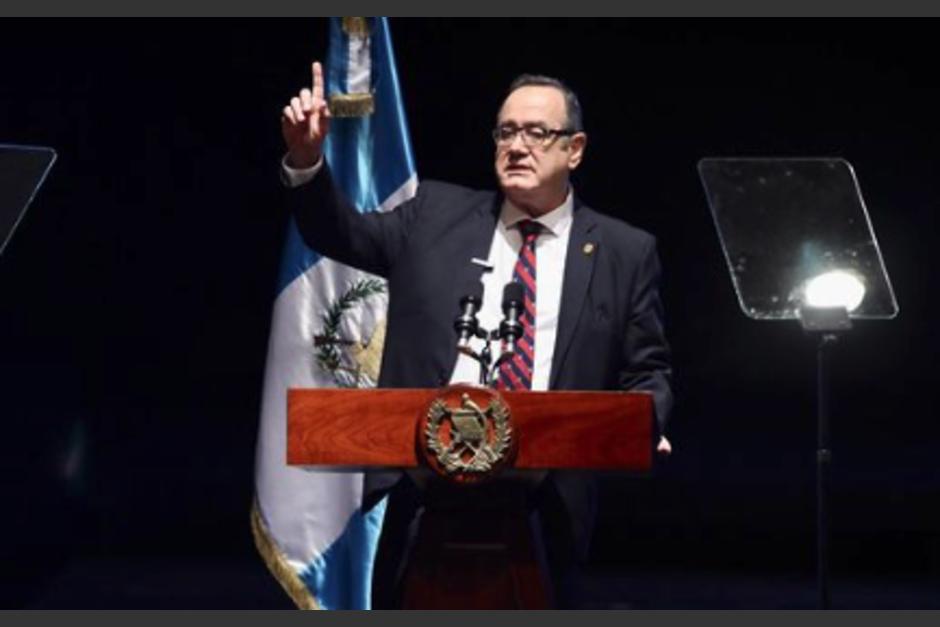 El presidente Giammattei ratificó el antejuicio contra el diputado Aldo Dávila de manera escrita. (Foto: Gobierno de Guatemala)