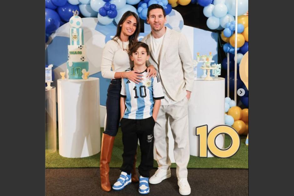 Thiago es el hijo mayor de Messi y Antonela. (Foto: Instagram)