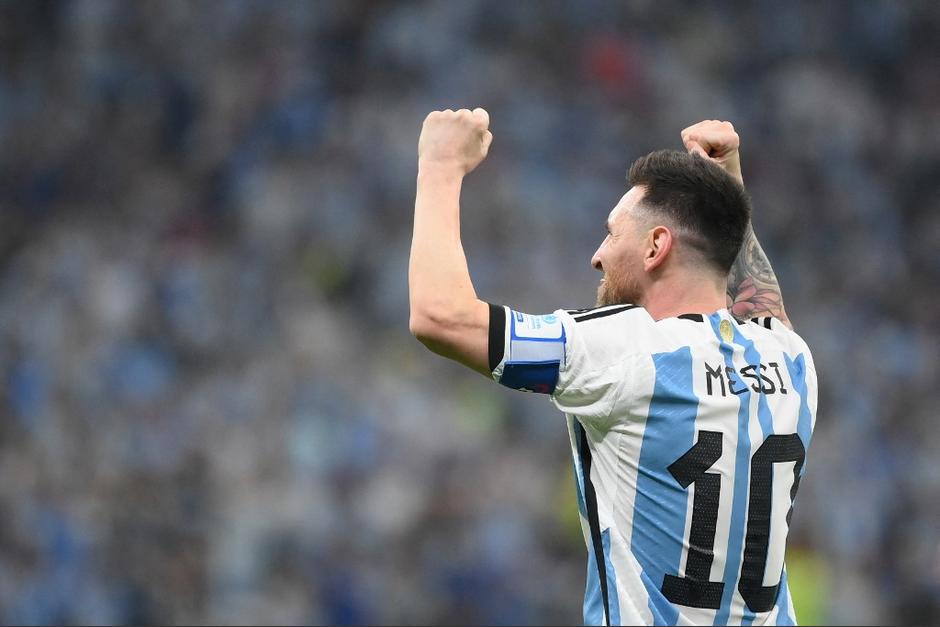 El video muestra a un Lionel Messi eufórico tras el pitido final. (Foto: AFP)