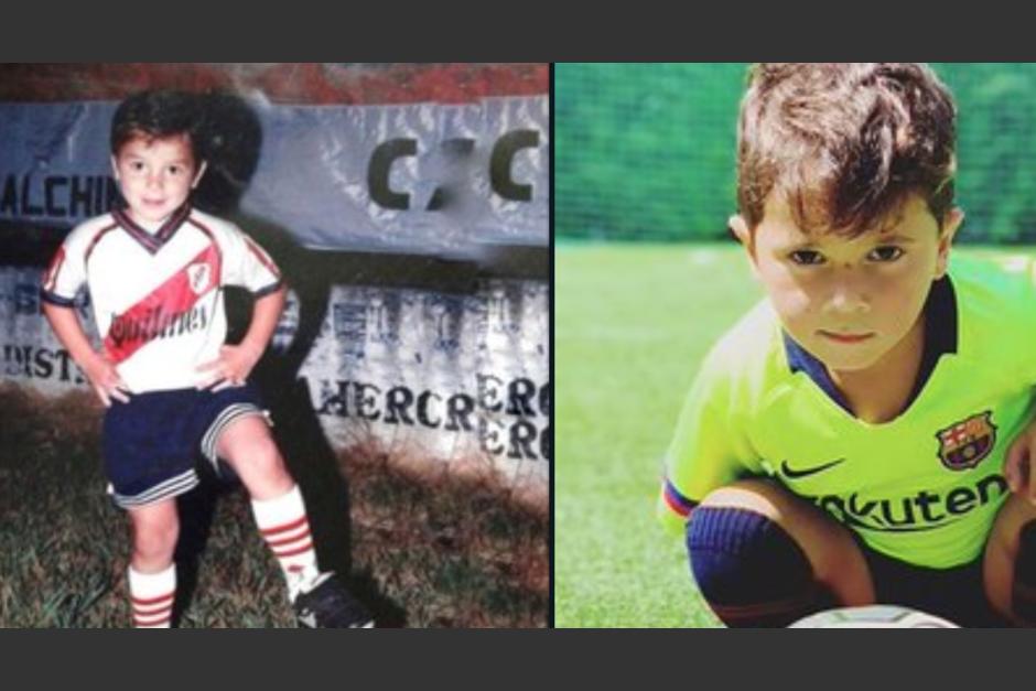 Los usuarios han compartido el parecido de Julián Álvarez de pequeño con el hijo de Messi.&nbsp;