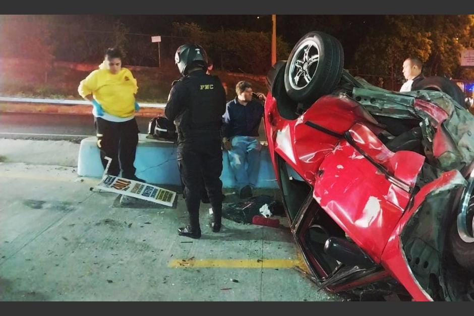 Un accidente de tránsito se produjo en Ciudad Real. (Foto: Bomberos Voluntarios)
