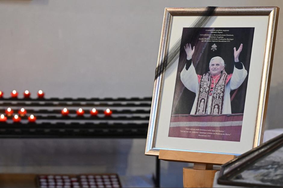 El papa emérito Benedicto XVI se llamaba Joseph Ratzinger. (Foto: AFP)