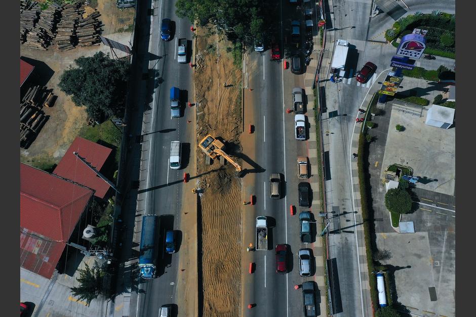 El paso a desnivel de San Lucas se inició a construir en diciembre de 2021. (Foto: Covial)