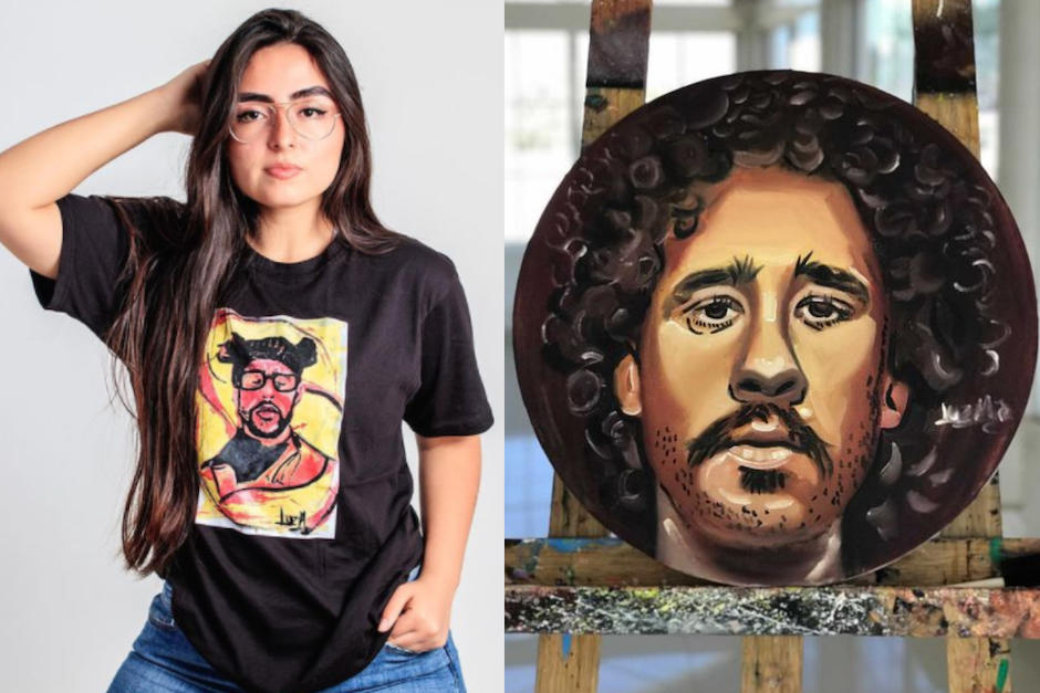 Luisito comunica reaccionó al su retrato hecho por unaguatemalteca. (Fotos:Tato’s Up y LUzMa Berganza)