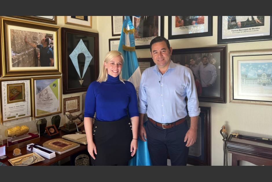 El expresidente de Guatemala ofreció un "concierto privado" a una periodista de Israel. (Foto: captura pantalla)&nbsp;