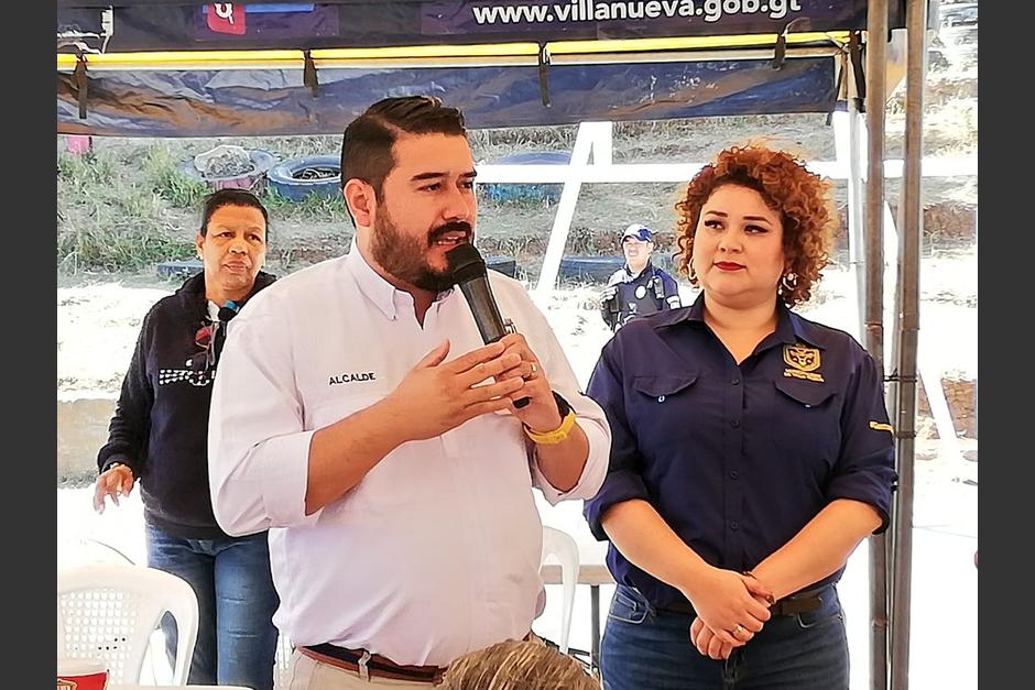 El alcalde de Villa Nueva informó que se encuentra en un proceso de divorcio de su esposa Marcela Sandoval. (Foto: Municipalidad de Villa Nueva)
