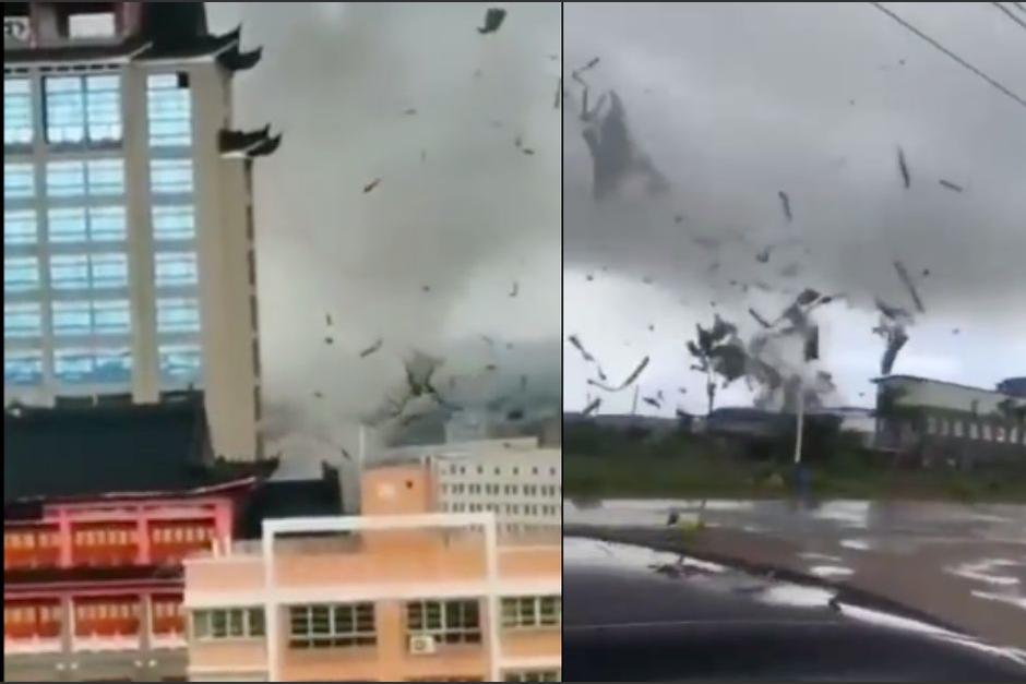 Varios tornados han azotado el territorio de China en menos de 30 días. (Foto: Captura de pantalla)