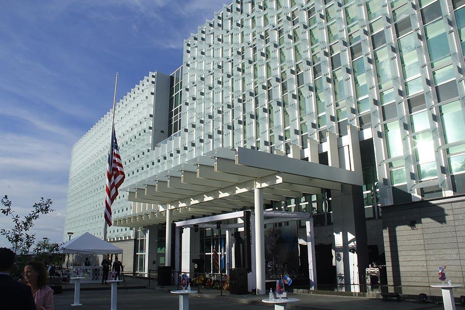 La nueva sede de la Embajada de los Estados Unidos está ubicada en la zona 16. (Foto: Alexis Batres/Soy502)