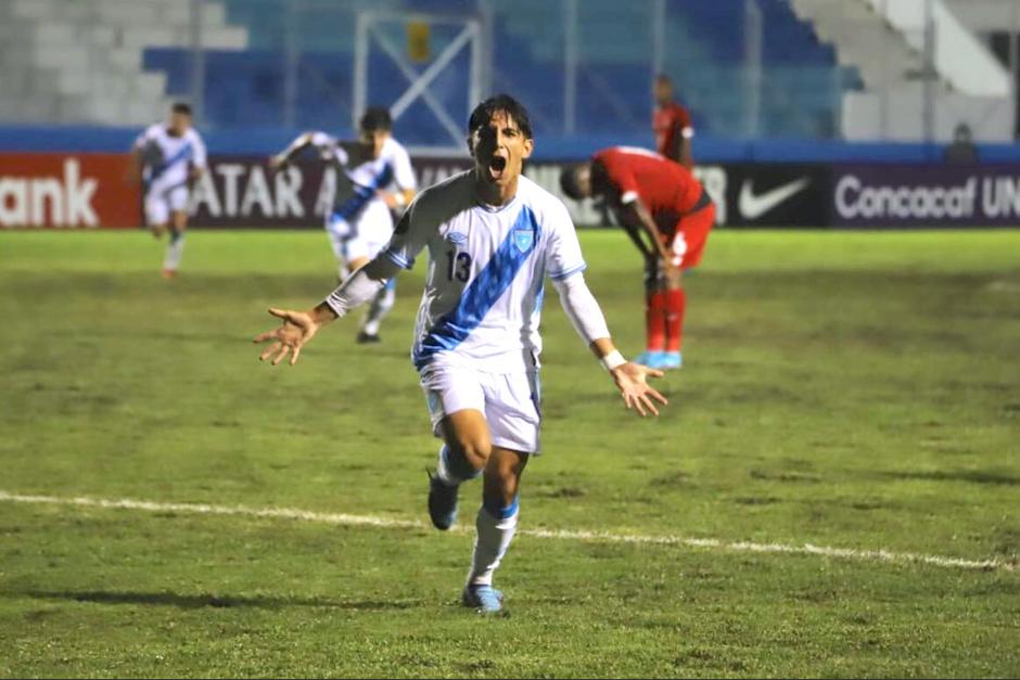 Allan Juárez marcó el primer gol de la victoria nacional ante Panamá. (Foto: Fedefut)
