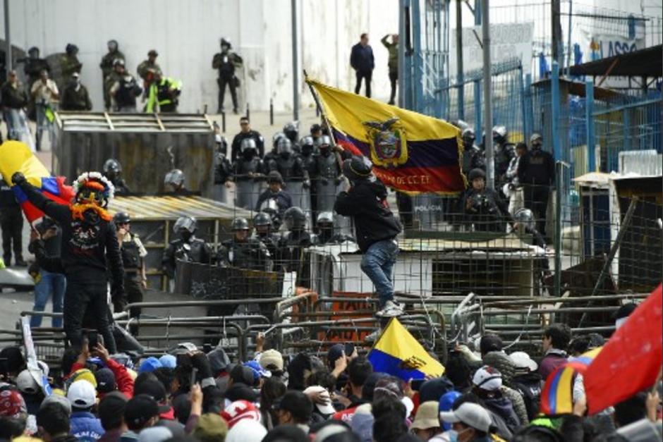 Ecuador lleva varios días de fuertes manifestaciones. (Foto: AFP)