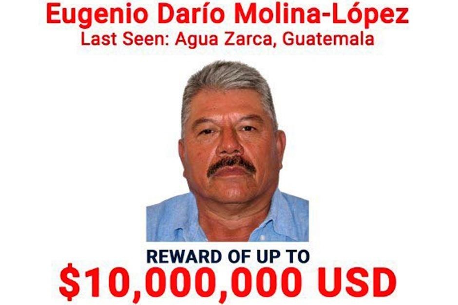 EE.UU. ofreció una recompensa de US$10 Millones por Eugenio Molina, líder de Los Huistas. (Foto: Captura de pantalla)