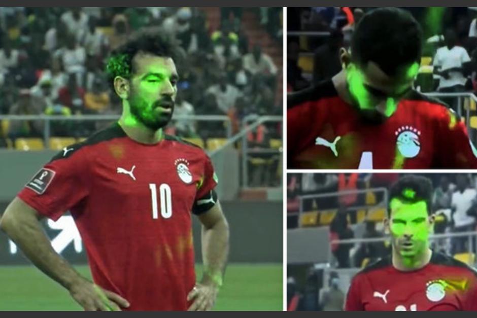 La FIFA multó a Senegal por los láser a jugadores durante el partido de eliminatoria al Mundial frente a Egipto. (Foto: Captura de pantalla)