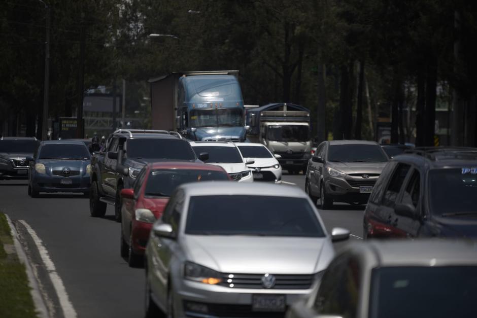 El tráfico se complicará al mediodía de este martes 10 de mayo. (Foto: Wilder López/Soy502)&nbsp;