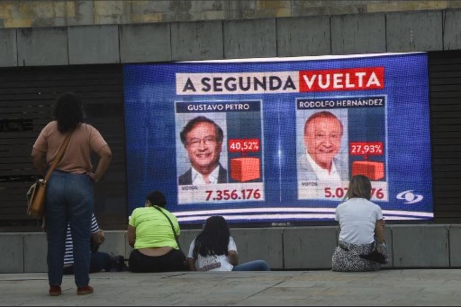 Hernández y Petro se disputarán la presidencia en segunda vuelta. (Foto: AFP)