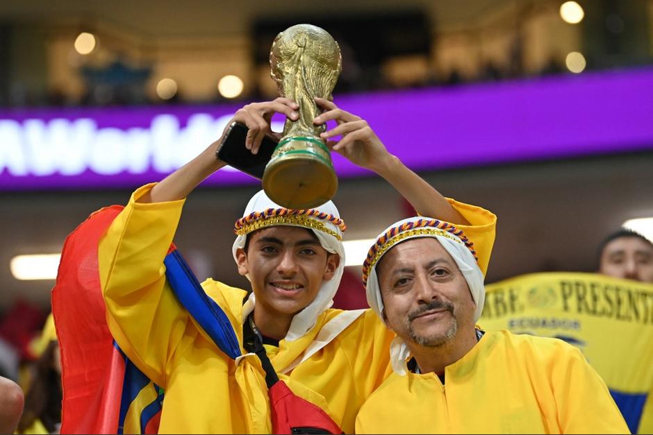 La afición ecuatoriana se ha hecho escuchar en el recinto deportivo. (Foto: AFP)