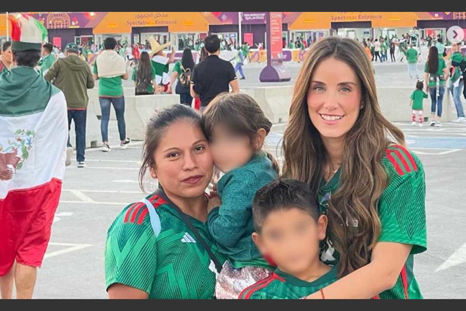 Critican a la esposa del jugador mexicano Andrés Guardado por llevar a la niñera a Qatar. (Foto: Instagram/Sandra de la Vega)