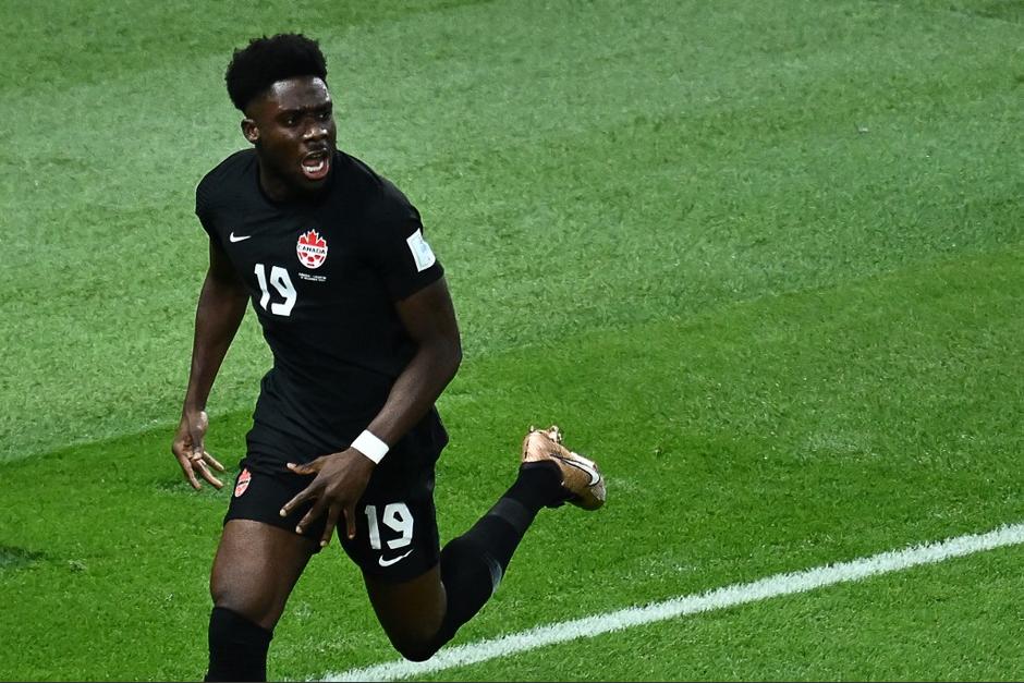 Canadá registró su primer gol en Mundiales. (Foto: AFP)&nbsp;