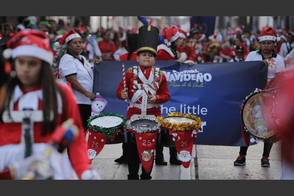 El desfile navideño circulará por el Paseo la Sexta. (Foto: Diario de Centroamérica)
