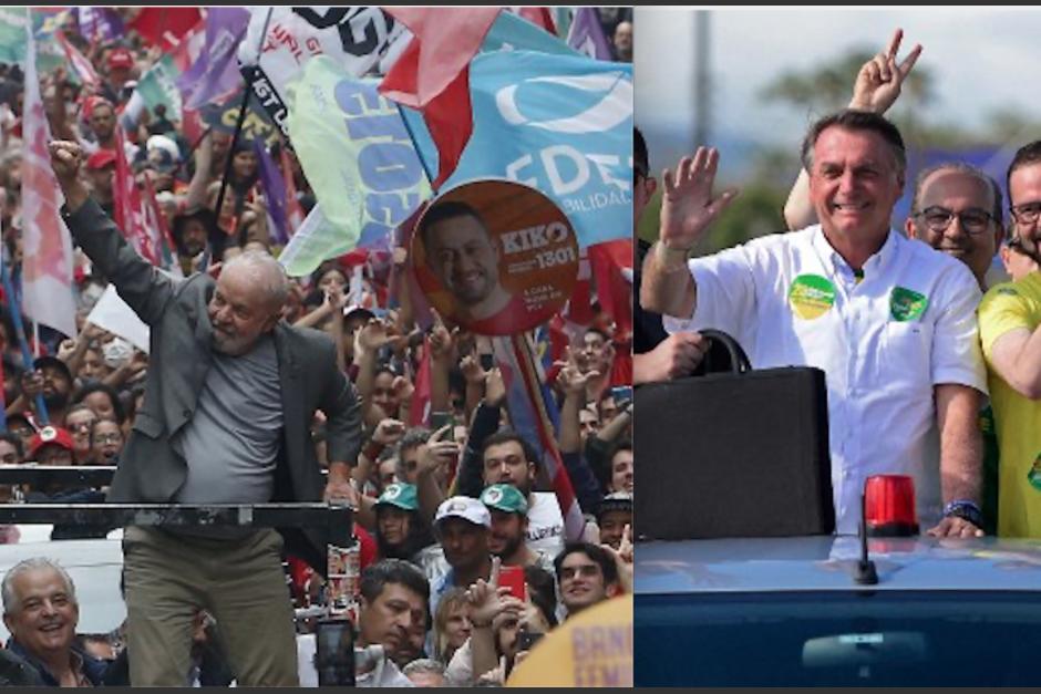 Lula (Izq.) y Bolsonaro (Der.) se enfrentarán este domingo en las elecciones presidenciales. (Foto: AFP)