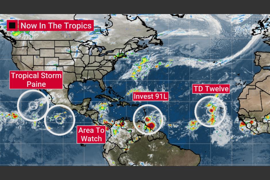 La situación climática amenaza con causar estragos en distintas partes del Caribe y Centroamérica. (Foto: Weather Channel)