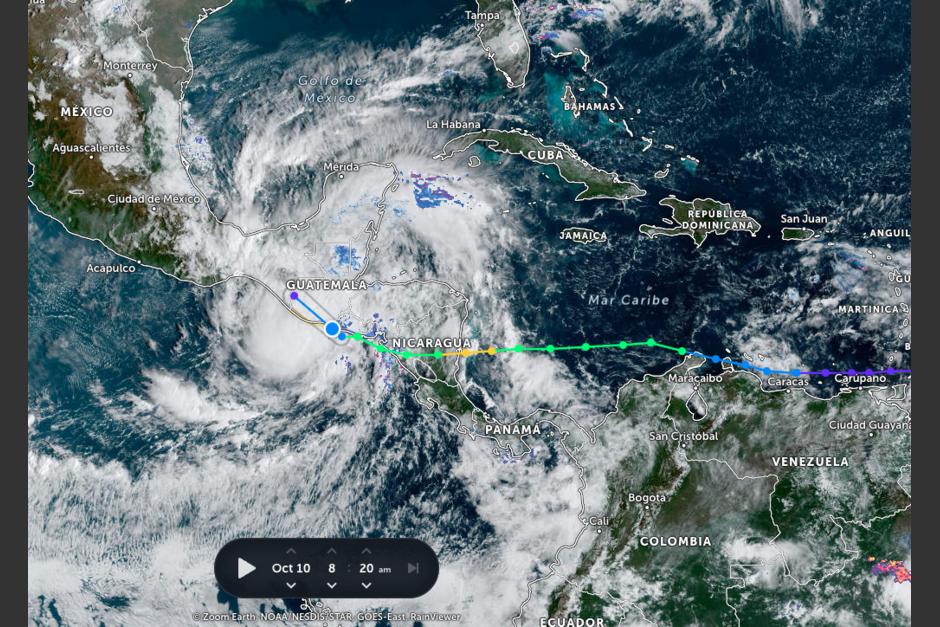 EN VIVO Sigue aquí la trayectoria de la tormenta tropical Julia