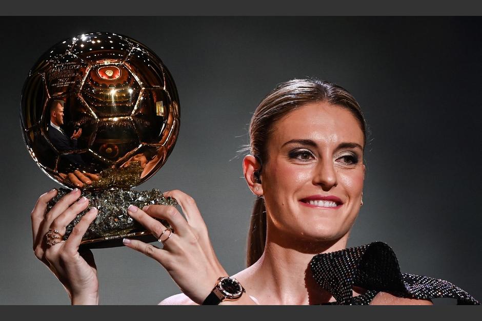La española Alexia Putellas gana su segundo Balón de Oro femenino. (Foto: AFP)