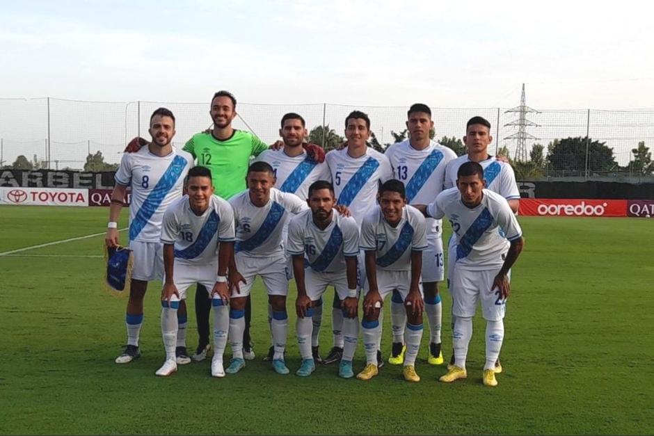 La Selección de Guatemala cayó ante Qatar en el duelo disputado en España. (Foto: Fedefut)