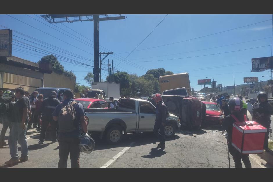 El alcalde de San Miguel Dueñas, José Otilio Barrientos resultó herido en el accidente de tránsito ocurrido en la ruta Interamericana. (Foto: Municipalidad de Mixco)
