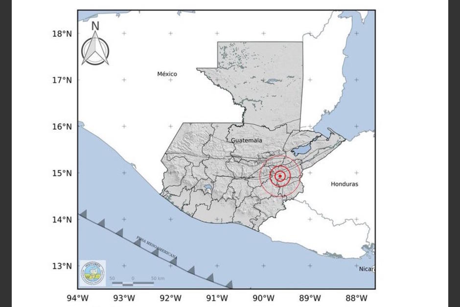 Un temblor de magnitud 4.5 alertó a los guatemaltecos la mañana de este domingo 30 de octubre. (Foto: Insivumeh)