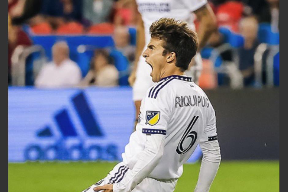 Riqui Puig&nbsp;anotó su primer gol en la MLS en su tercer partido con Los Ángeles. (Foto: Galaxy)