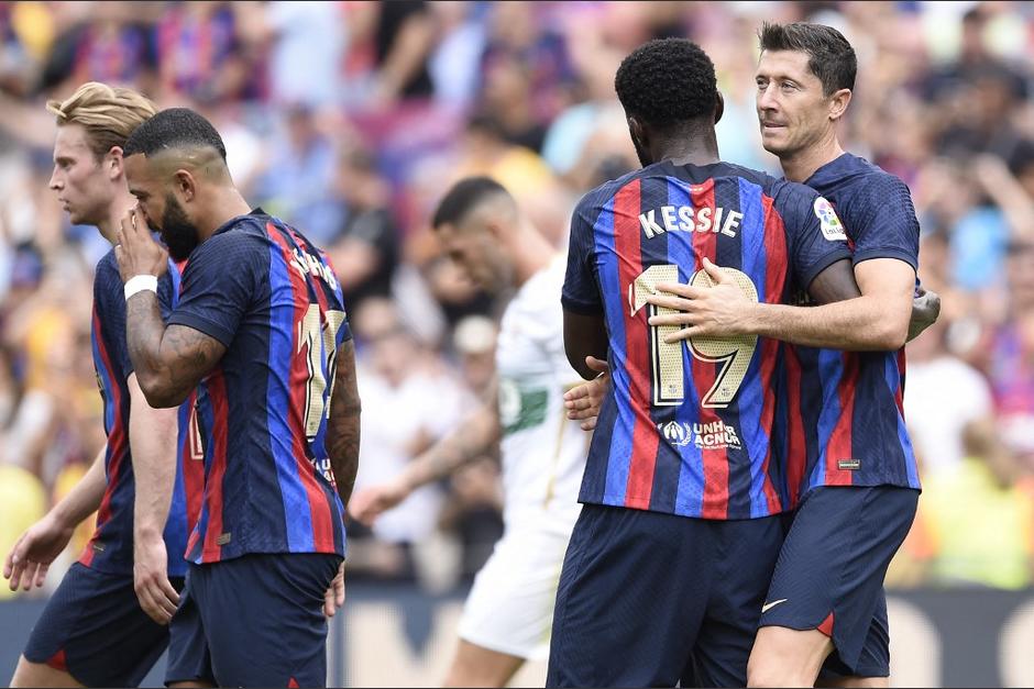 Barcelona golea de local al Elche. (Foto: AFP)