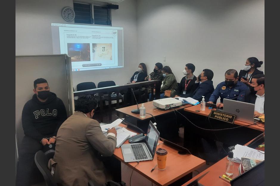 La audiencia #17 del debate oral y público contra Jorge Zea se desarrolla en el Tribunal Segundo de Femicidio. (Foto: Dulce Rivera / Soy502)&nbsp;