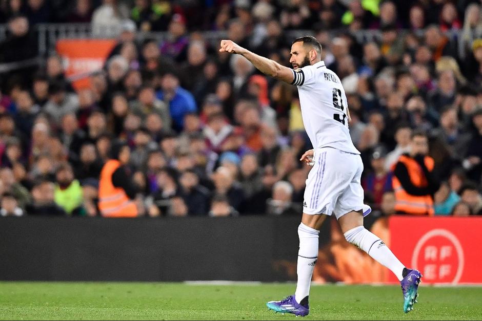 Vinicius y Benzema le dieron la vuelta al partido. (Foto: AFP)&nbsp;