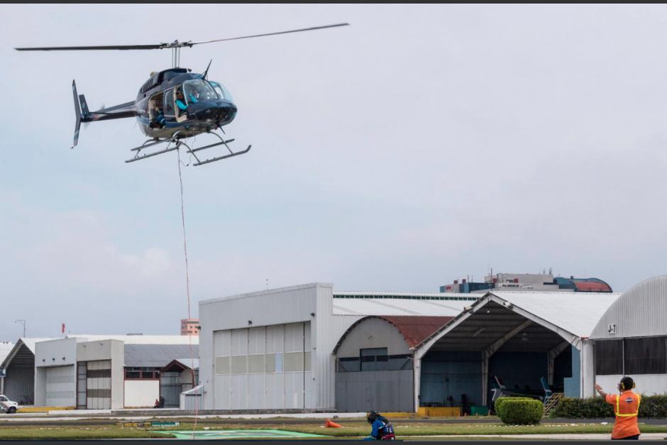 Varios helicópteros sobrevolaron la ciudad este fin de semana. (Foto: Archivo/Soy502)&nbsp;