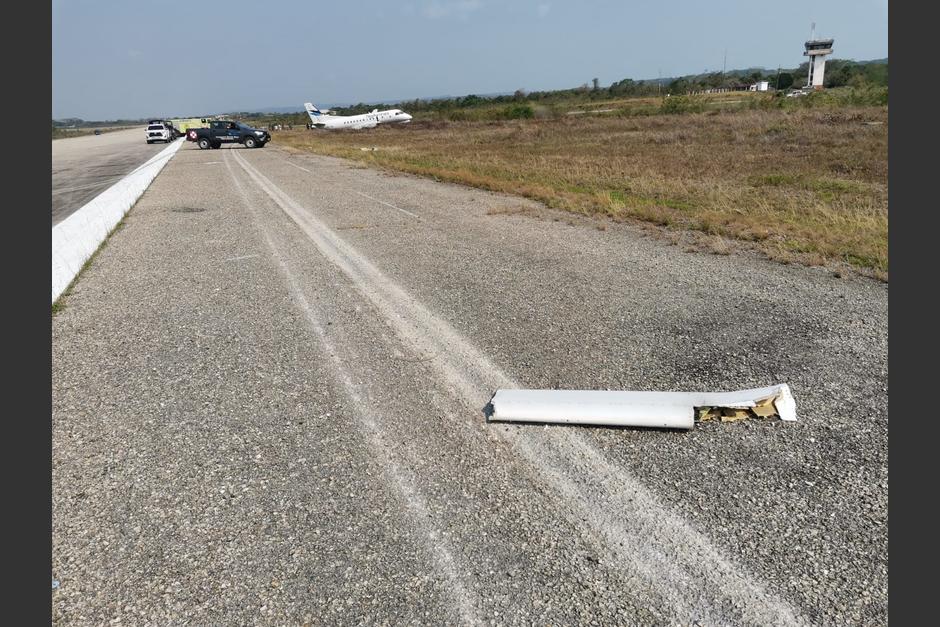 Esto fue lo que dijo la aerolínea tras el accidente ocurrido en el Aeropuerto Internacional Mundo Maya en Petén. (Foto: Ejército de Guatemala)