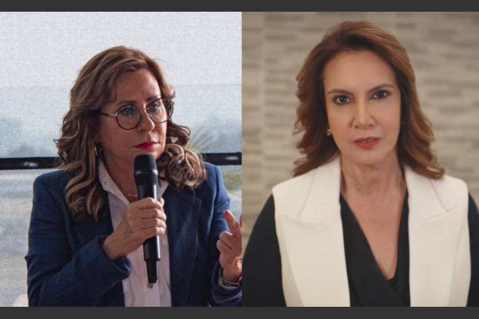 Las candidatas a la presidencia Sandra Torres y Zury Ríos se enviaron fuertes mensajes, tras altercado entre simpatizantes de ambos partidos. (Foto: Twitter/Soy502)
