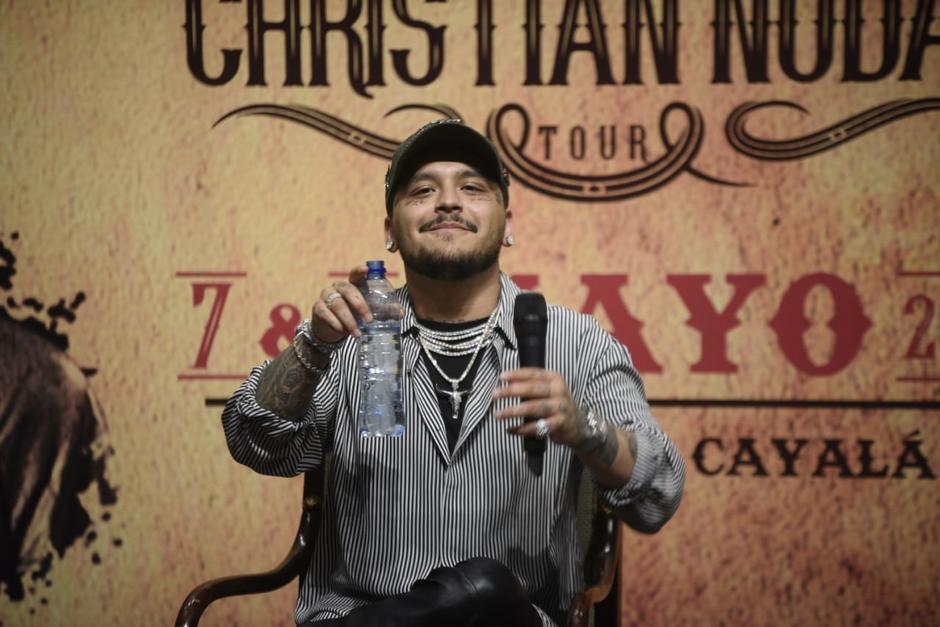 El cantante mexicano Christian Nodal anunció durante una presentación que espera su primer hijo junto a Cazzu. (Foto: Archivo/Soy502)